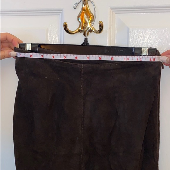 Vintage Prada Brown Suede Flared pants - Picture 10 of 13